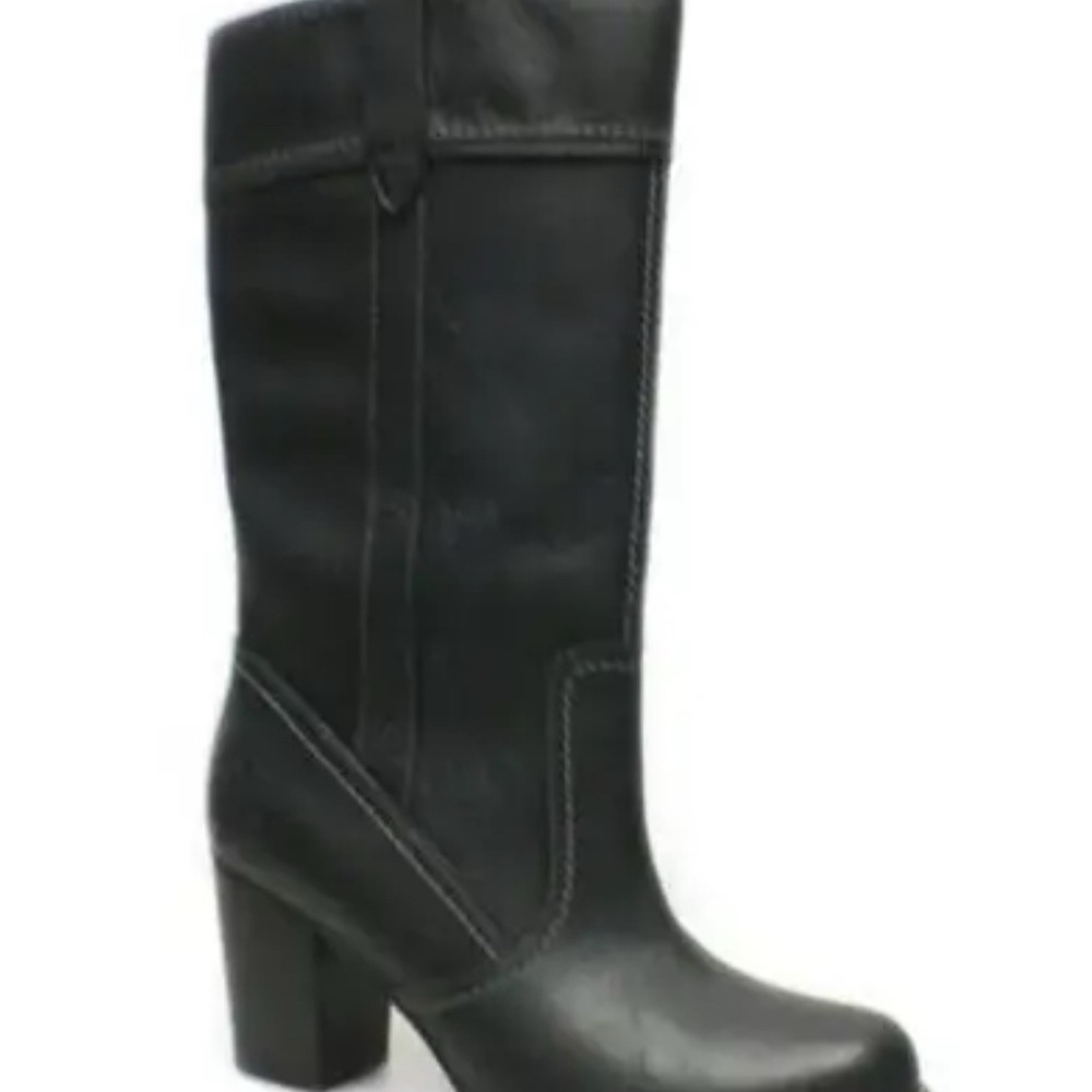 Black Timberland Rudston Leather Women's Boots